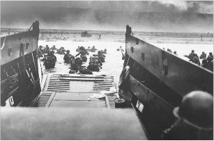 Allies under U.S. General Dwight D. Eisenhower launch D-Day invasion