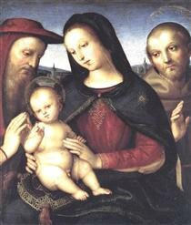 Madonna with child and Saints