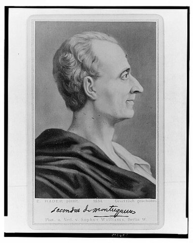 Montesquieu Separation of Powers