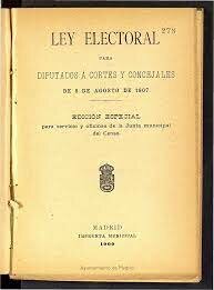 Leyes de Administración Local y Electoral