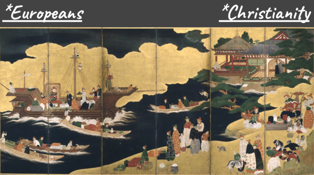 Europeans trade with Japan