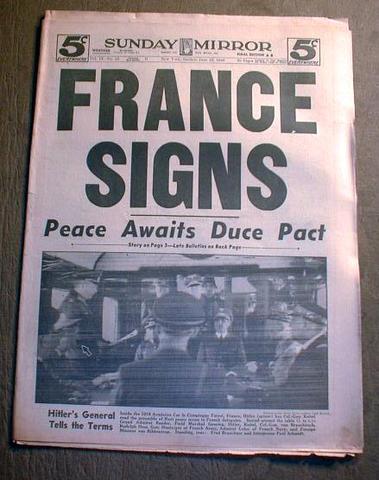 France surrenders.