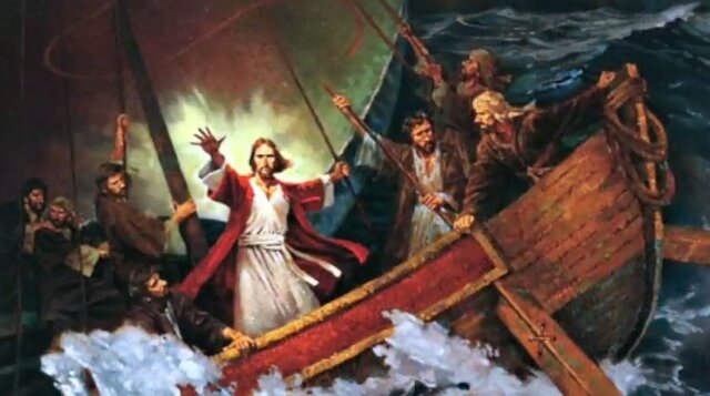 Jesus calma la tempestad
