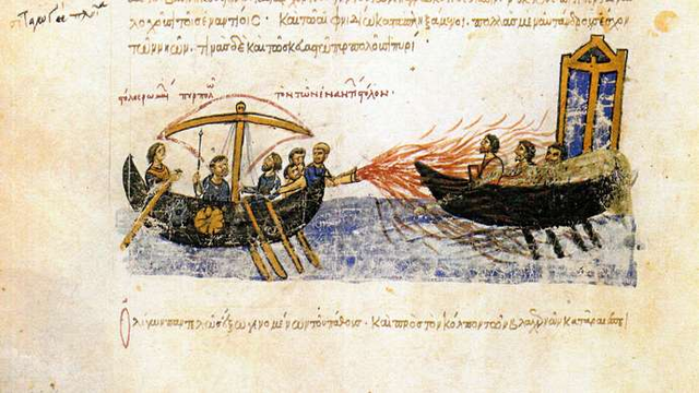 Gunpowder is first used