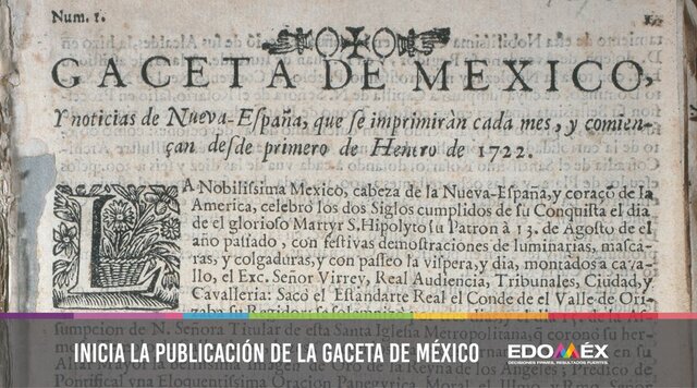 Primer periódico de México