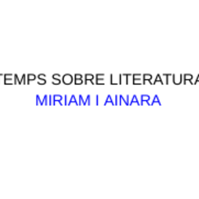 Timeline: Línia del temps sobre literatura medieval