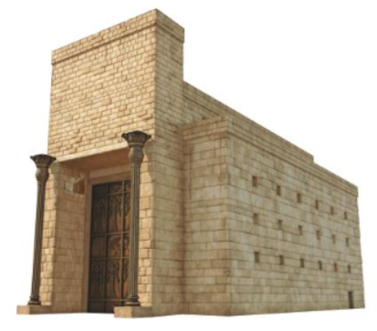 Salomón construye el templo del Arca de la Alianza