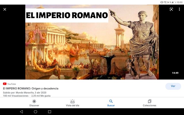 Inicio del imperio Romano