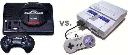 Mega Drive e Super Nintendo