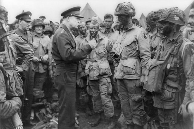 Allies under U.S general Dwight d. Eisenhower launch D-day invasion