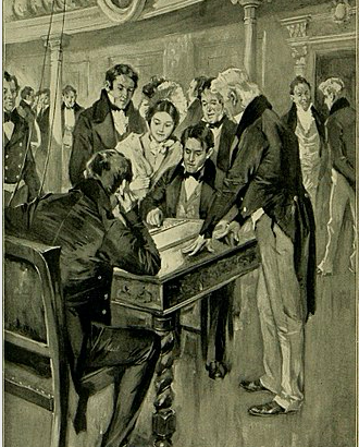 El primer mensaje telegráfico