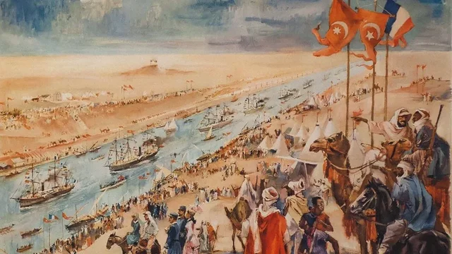 APERTURA DEL CANAL DE SUEZ