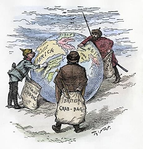 Reparto sobre el mapa