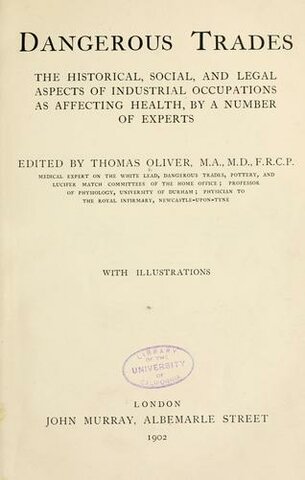Libro Dangerous Trades de Sir Thomas Oliver