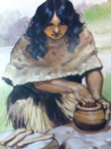 Native Floridians learned how to use clay to make pottery
