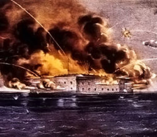 Firing on Fort Sumter