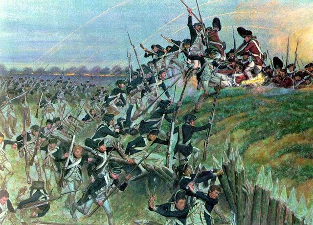 The battle of Yorktown