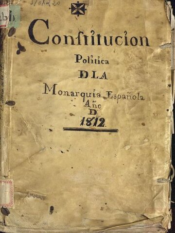 Constitución española de 1812.