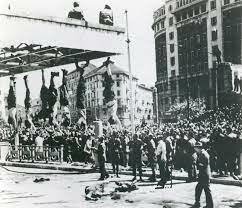 Mussolini got executed
