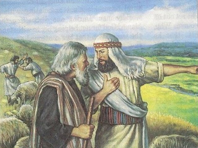 Abraham y Lot se separan