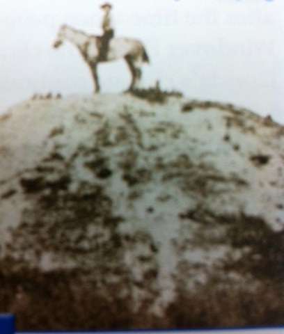 Native Floridians began to build mounds of dirt and sand
