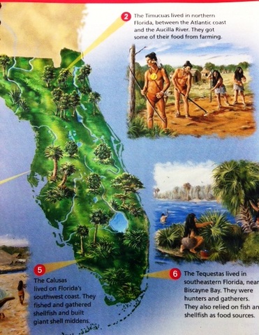 Native Floridians formed more than 100 different groups