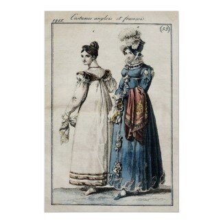 As saias das mulleres caen hasta o chan