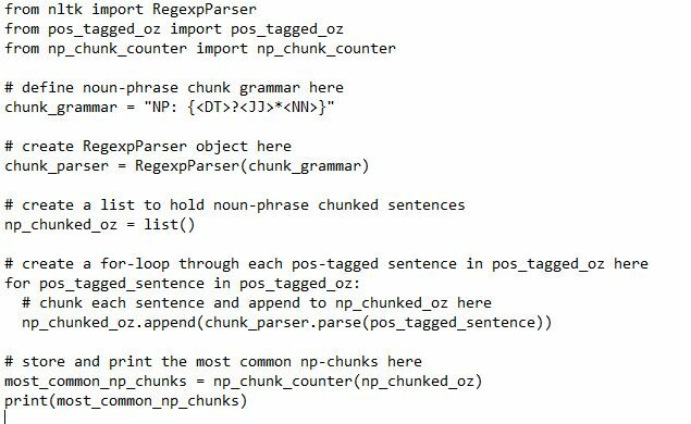 Natural language processing inputs