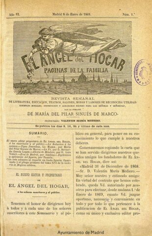 Revista de moda “O anxo do fogar”.