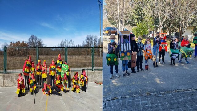 Carnaval con trabajo.