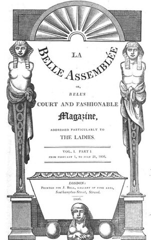 Revista pra mulleres “La Belle Assemblée”