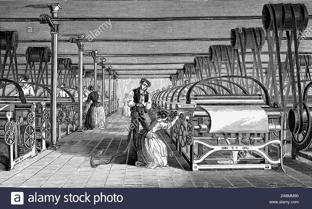 Modificacións do tear mecánico do 1785