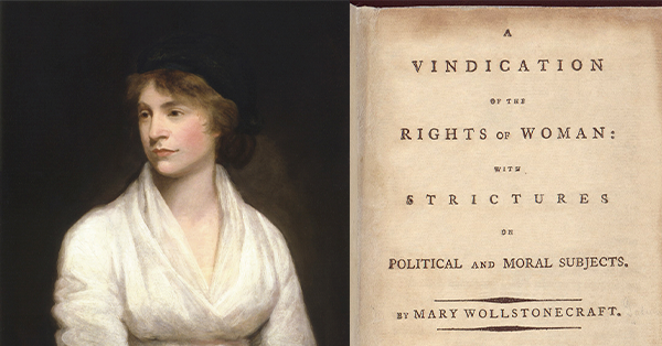 Edición del libro Vindicación de los derechos de la mujer.