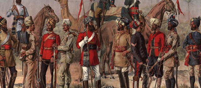 Britishers traded with/attacked India