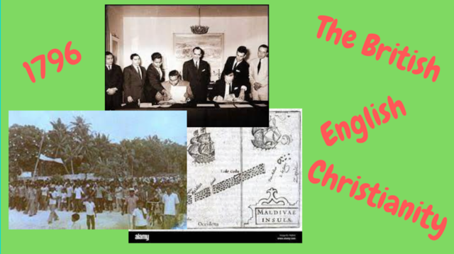 The British took over the Maldives