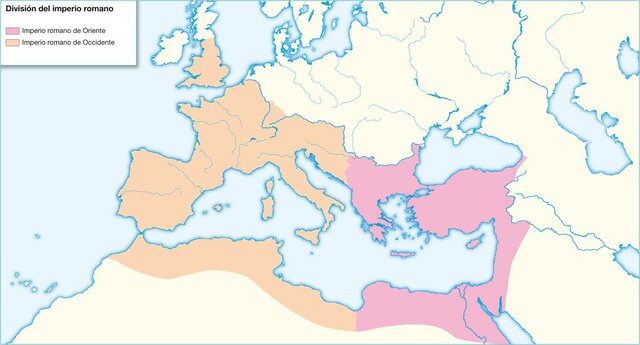 Todosio dividió el Imperio Romano