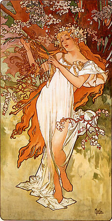 Primavera - Alfons Mucha