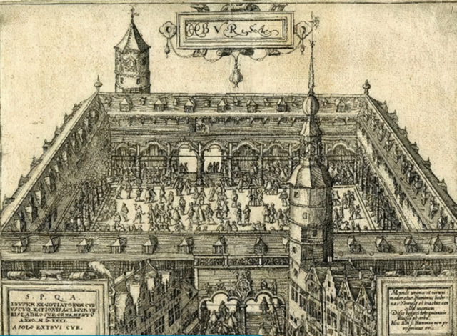 LA PRIMERA BORSA A ANVERS