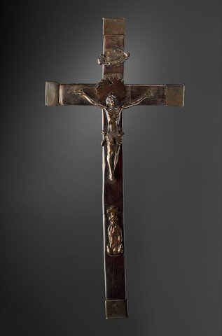 "Crucifix,"  DR Congo, Angola - Bronze
