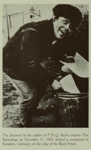 The majority of P.D.Q. Bach's music is discovered