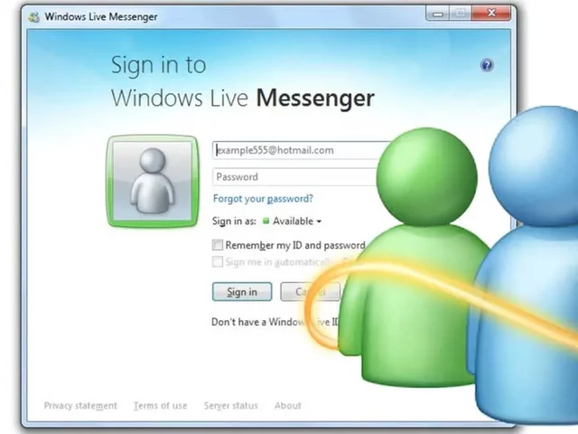 Primera versión de MSN Messenger