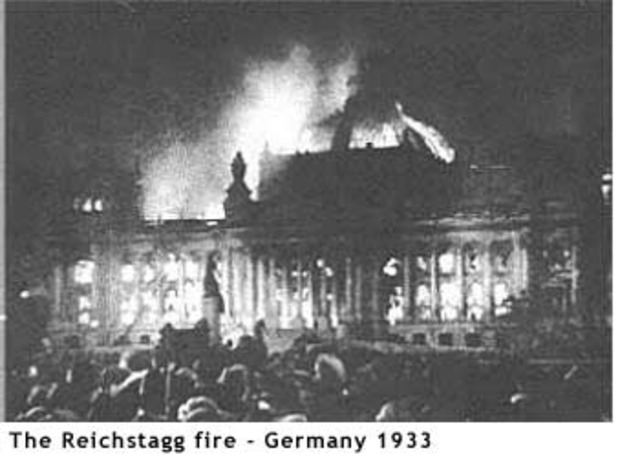 The Reichstag burned