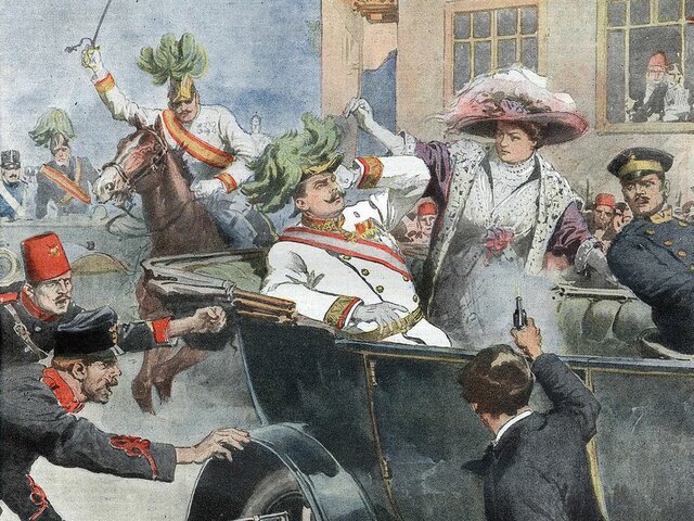 Assasinat de l'arxiduc Francesc Ferran i la seua esposa.