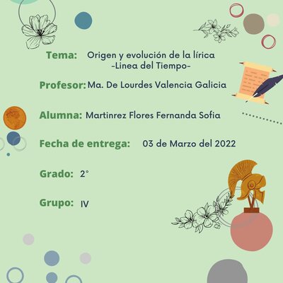Timeline: ORIGEN Y EVOLUCIÓN DE LA LÍRICA