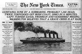HUNDIMIENTO DEL LUSITANIA