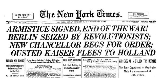 ALEMANIA FIRMA EL ARMISTICIO