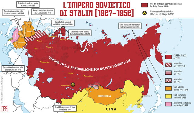 L'Ucraina fa parte dell'Unione Sovietica