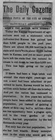 "What's the Matter With Kansas"