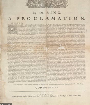 proclamation of 1763
