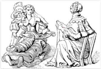 Swaddling The Child.